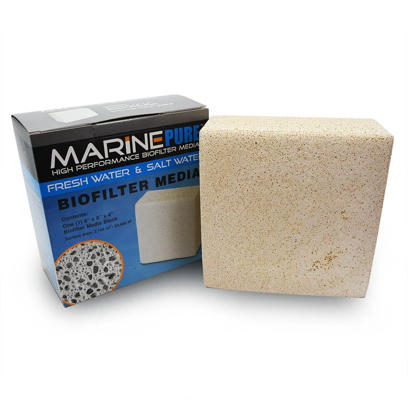 (OPEN BOX) MarinePure Biofilter Block (8 x 8 x 4) - Cermedia