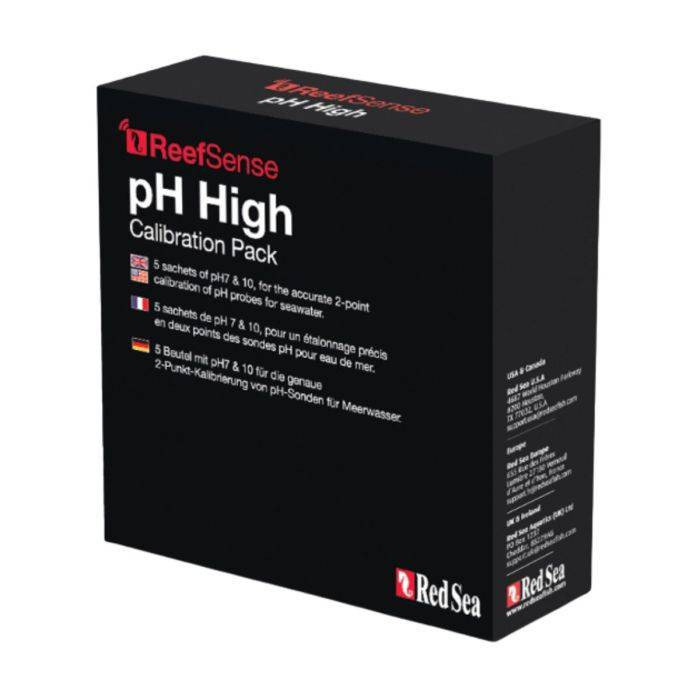 ReefSense 7.0 & 10.0 pH High Calibration 10 Pack - Red Sea