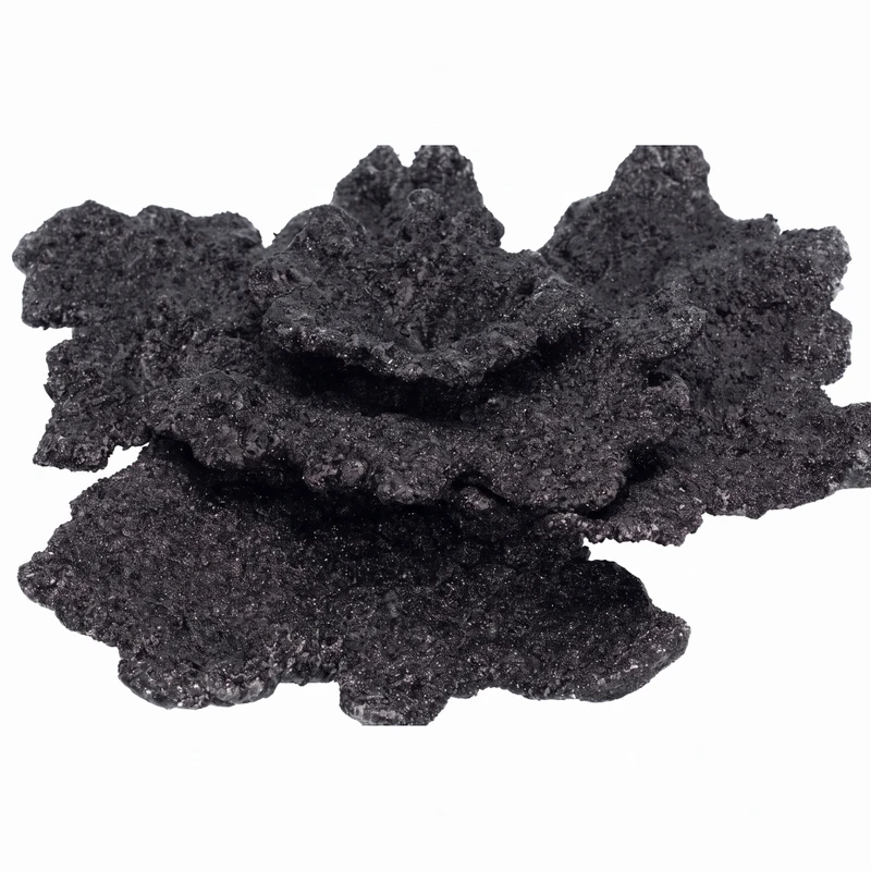 Real Reef Turbinaria Cup Plate Coral Rock MIDNIGHT BLACK (1 pc) - Real Reef