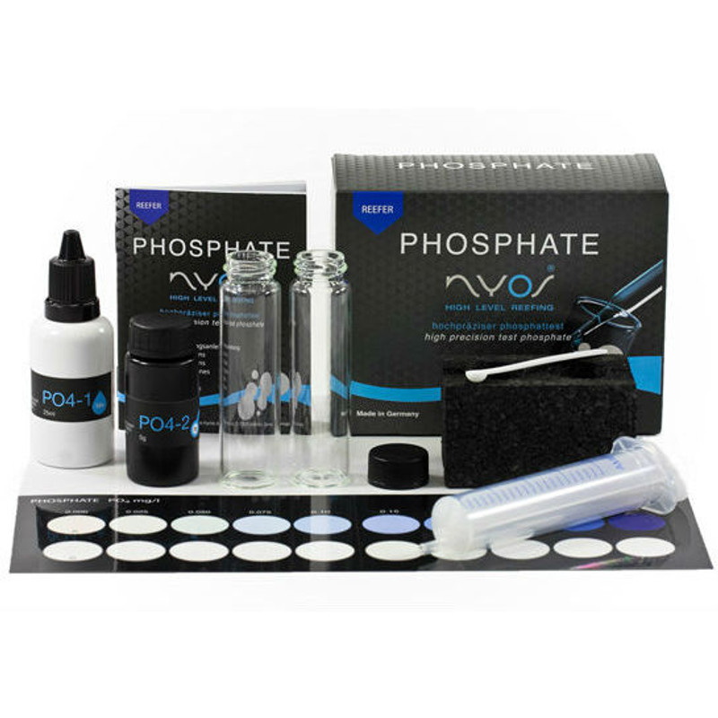 Phosphate (PO4) Reefer Test Kit 50 Tests - NYOS Aquatics