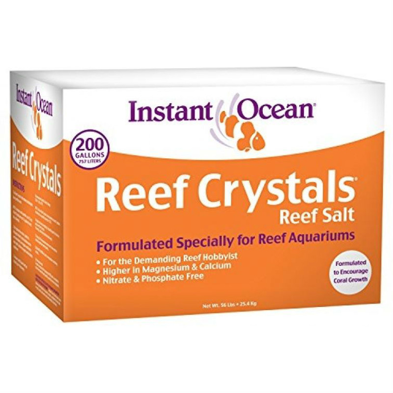 Reef Crystals Reef Salt Box (Makes 200 Gallons) - Instant Ocean