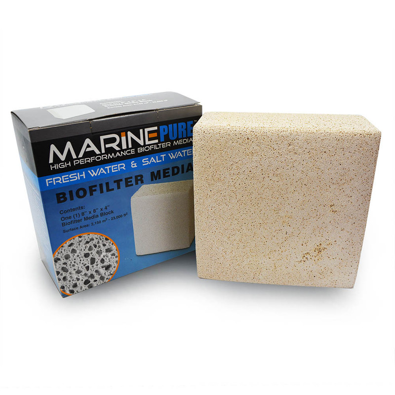 MarinePure Biofilter Block (8 x 8 x 4) - Cermedia