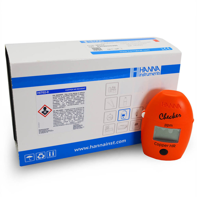 HI702 High Range Copper Checker (Saltwater) - Hanna Instruments