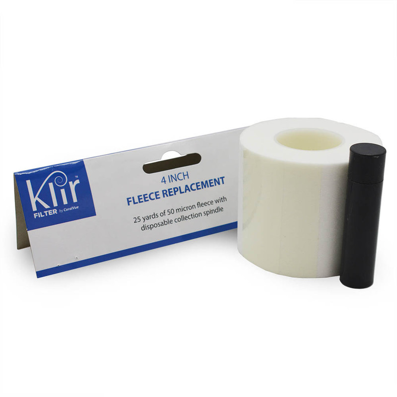 Klir 4" (25 Yards) 50 Micron Fleece Replacement Roll - Klir