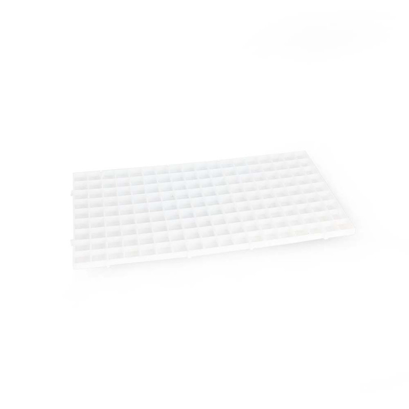 Modular White Egg Crate For Aquariums (ONE PIECE, 6" x 12" Rectangle
