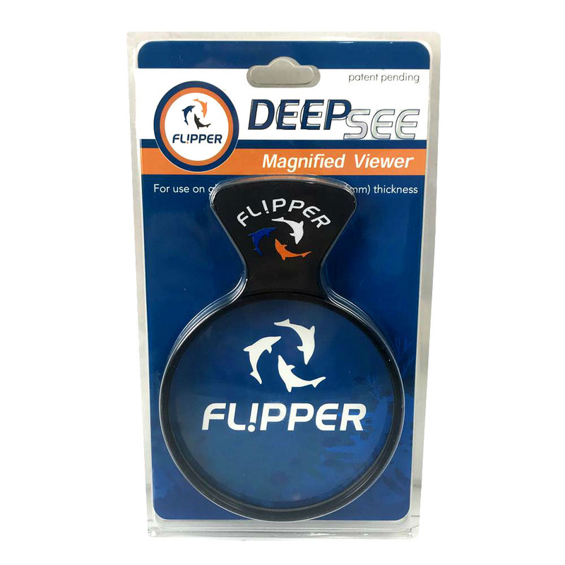 DeepSee Magnifier Magnetic Aquarium Viewer 4" - Flipper