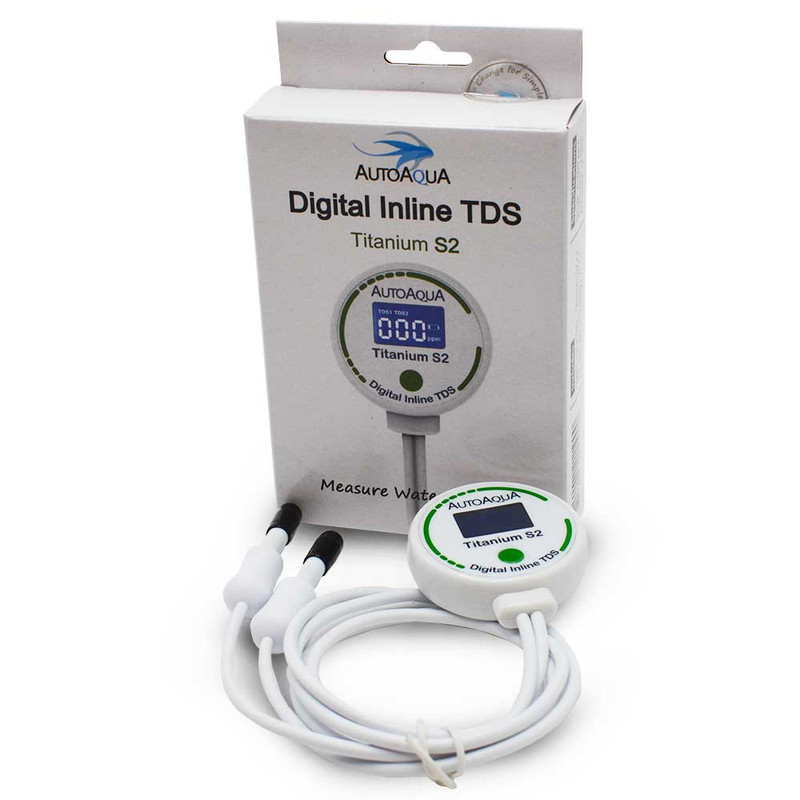 Titanium S2 Digital Inline TDS Meter - AutoAqua