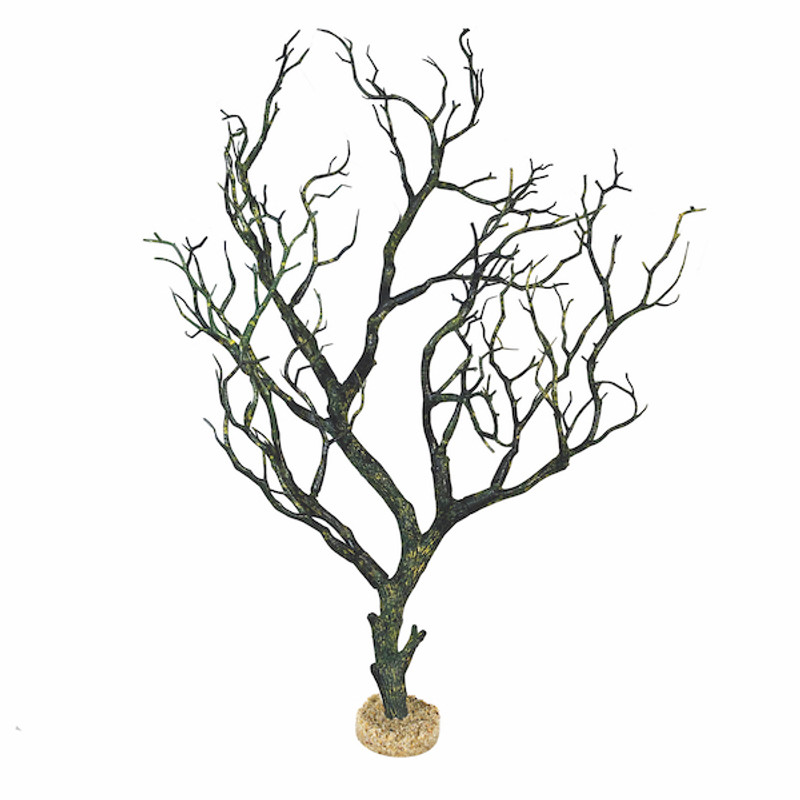 Moss Green Manzanita Multi Branch 22" with Weighted Base (7396)- Current USA
