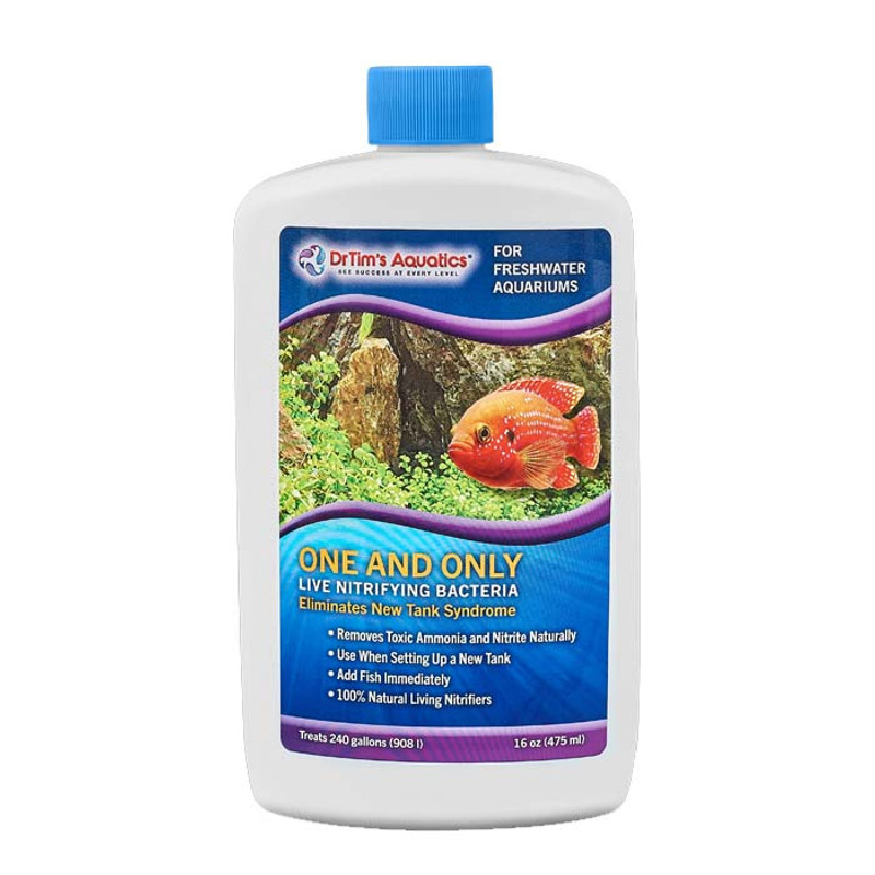 One & Only Freshwater Live Nitrifying Bacteria (16 oz) 240 Gallons - Dr Tim's