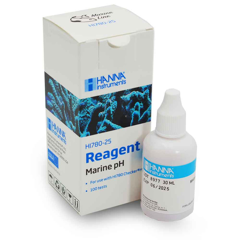 (HI780-25) Marine pH Checker Reagents (100 Tests) - Hanna