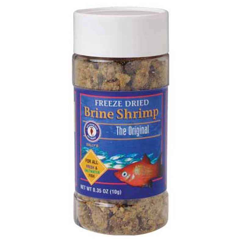 Freeze Dried Brine Shrimp Fish Food (0.35 oz) - San Francisco Bay Brand