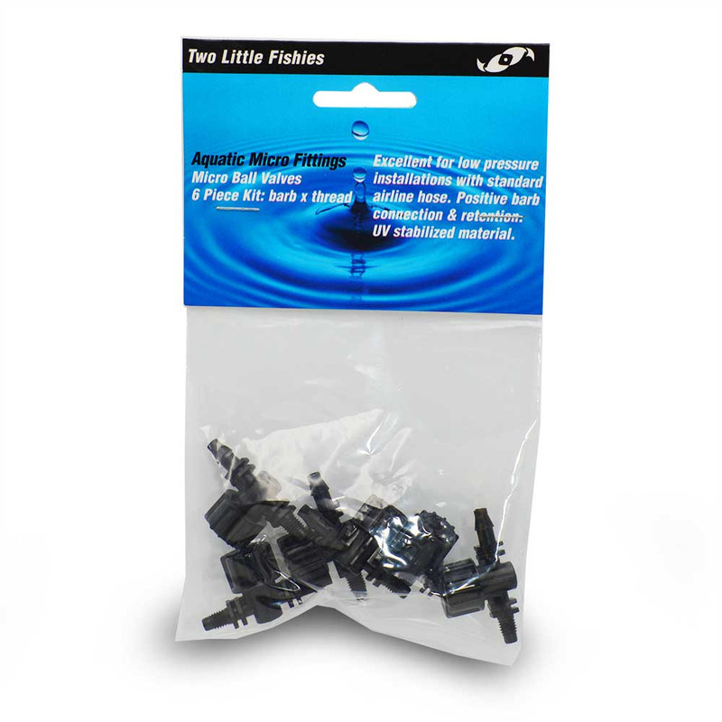 Micro Valves - Barb x Thread - Two Little Fishes