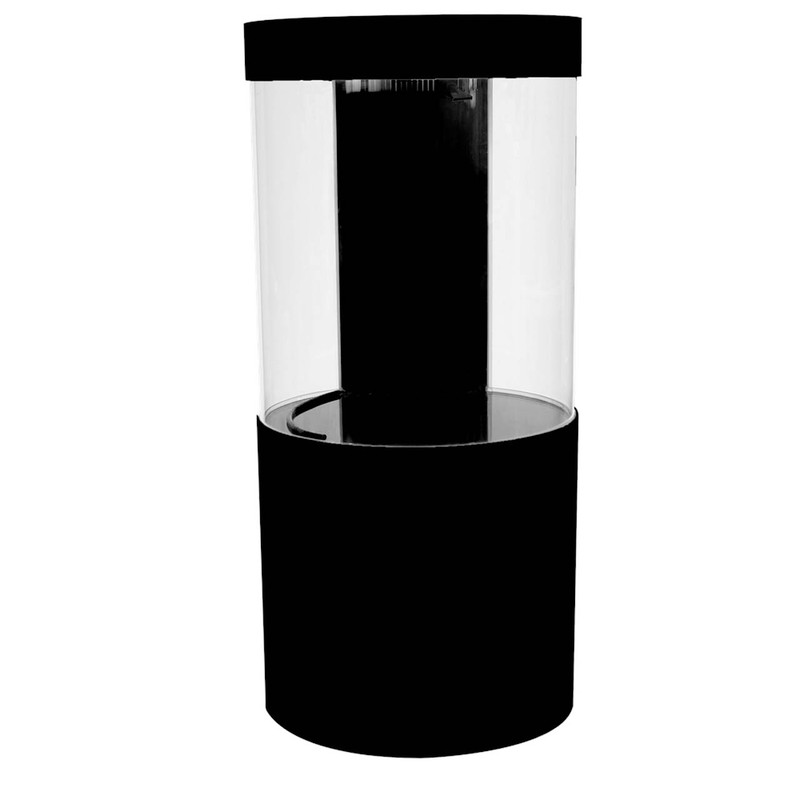 Pro Cylinder 80 Acrylic Aquarium w/ BLACK Stand - Pro Clear Aquatic Systems