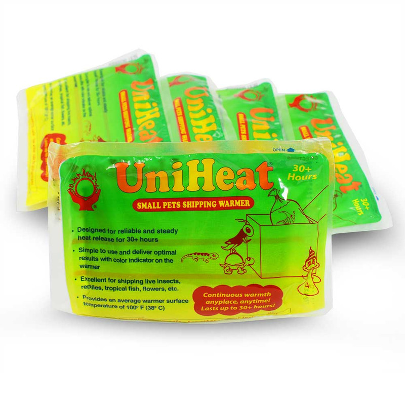 10 Pack (30+ Hours) Uniheat Heat Pack Shipping Warmer  - Uniheat