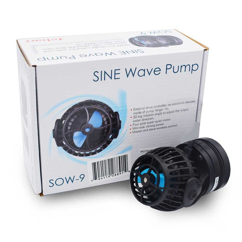 SOW-9 Aquarium Wavemaker w/ Controller (185-2377 gph) - Jebao