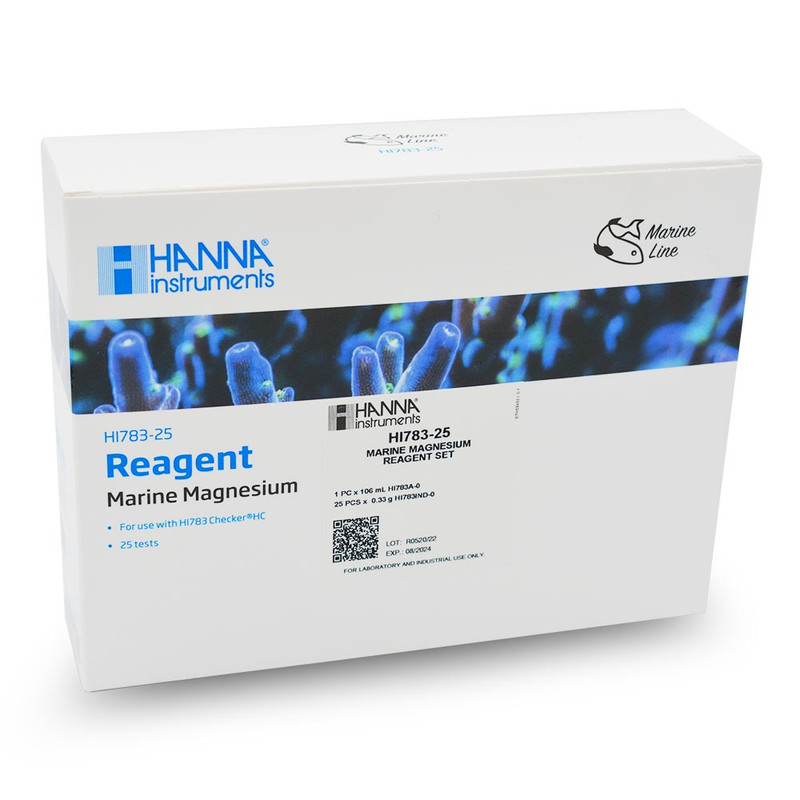 (HI783-25) Marine Magnesium Reagents - 25 Tests - Hanna Instruments ...