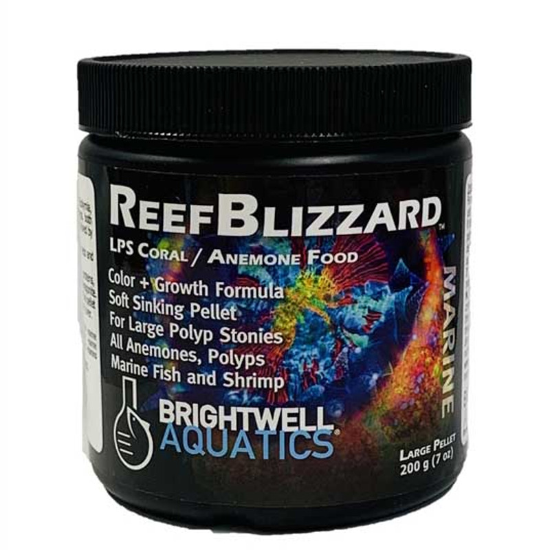 ReefBlizzard - Fish/LPS Coral/ Anemone Soft Pellet Food (200g) - Brightwell