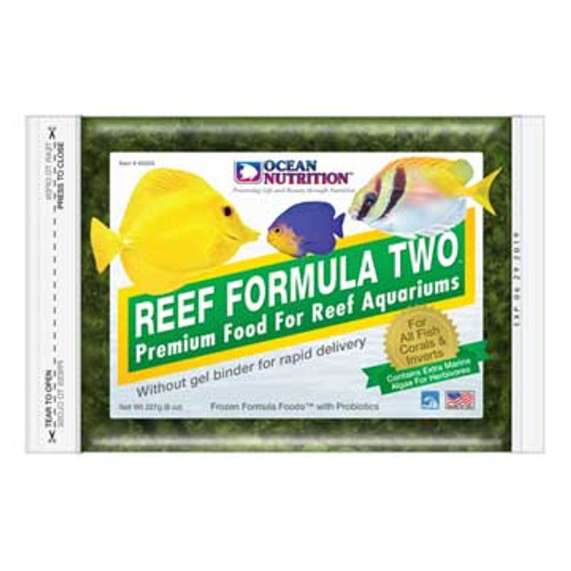 Frozen Reef Formula Two Flat Pack (8 oz) - Ocean Nutrition