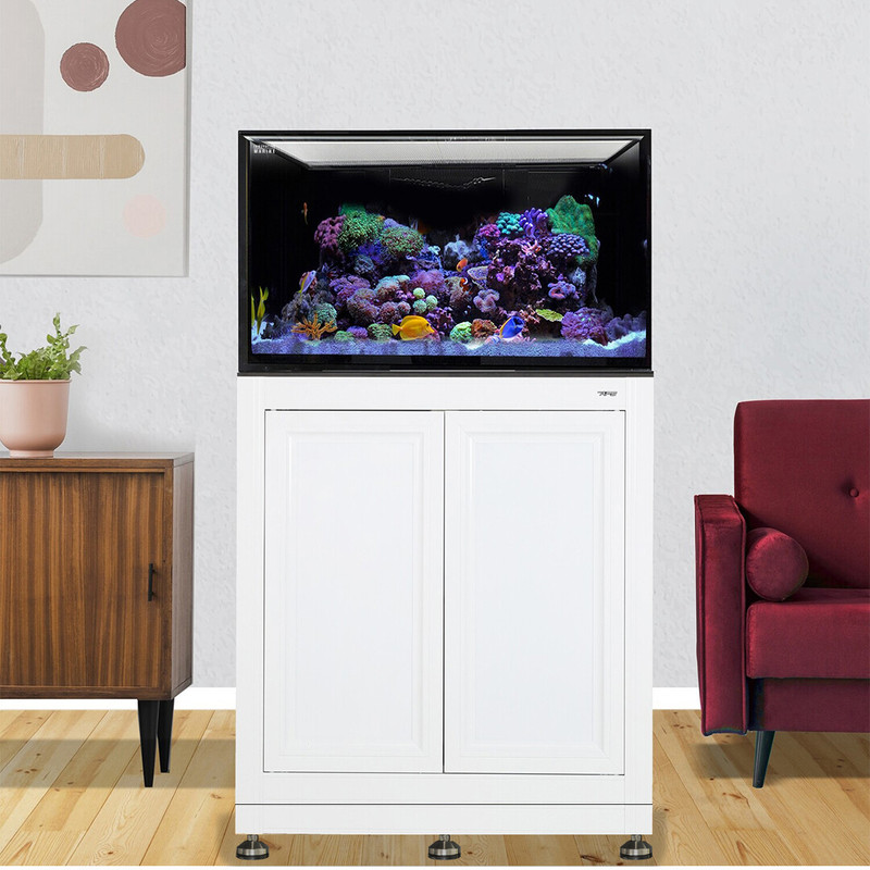 INT 112 Lagoon Aquarium w/ APS Stand -White (Made to Order) - Innovative Marine