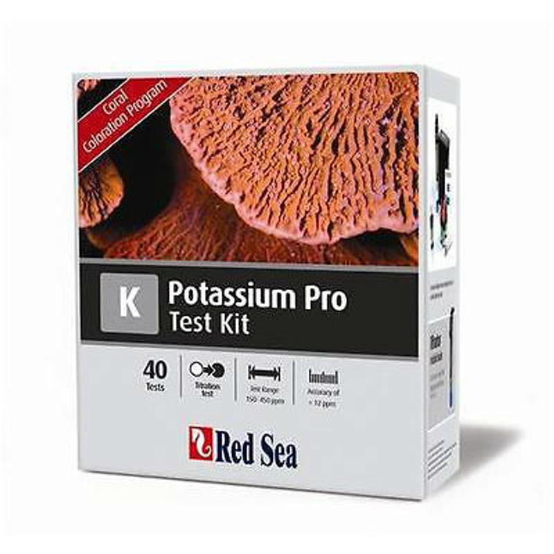 (EXPIRED) 1/23 - Potassium Pro (K) - High Resolution Titrator Test Kit (40 tests) - Red Sea