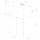 OPUS G2 440 Aquarium w/ Pro-Line Cabinet (White) - Nyos