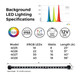 (OPEN BOX) 36"-48" Serene Background LED Light Kit (3152) - Current USA 