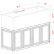 EXT 240 Aquarium w/ APS Stand - White (Made to Order) - Innovative Marine