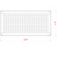 (OPEN BOX) SafeScreen Preassembled Aquarium Mesh Screen Lid - For Nuvo Fusion 20 Long - Innovative Marine