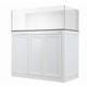EXT 100 Lagoon Aquarium w/ APS Stand – White - Innovative Marine