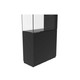 38 Gallon Rimless AIO Glass Nano Tank - Black Stand - PRO Series - Fiji Cube