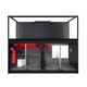 Reefer 750 G3 Deluxe - 198 Gallon Black All In One Aquarium - w/ 4 X RL115 & arm - Red Sea