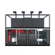 Reefer S-1000 G3 Deluxe - 264 Gallon Black All In One Aquarium - w/ 4 X RL170 & arms - Red Sea