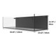 95 Gallon External Overflow Rimless Tank w/ Black Stand - Fiji Cube