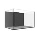 81 Gallon Internal Middle Rimless Tank w/ White Stand - Fiji Cube