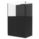 81 Gallon Internal Middle Rimless Tank w/ Black Stand - Fiji Cube