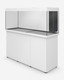 Juwel Rio 450 LED Aquarium and Cabinet Set - 119 Gallon - White