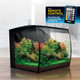 Fluval Flex 2.0 - 15 Gallon Aquarium Kit with Black Stand Bundle
