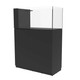 38 Gallon Rimless AIO Glass Nano Tank w/ Black Stand - PRO Series - Fiji Cube
