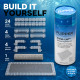 Flipper Invisi-Lid BLACK Small - Build Your own Aquarium LID - Flipper