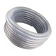 3/4" ID Reinforced Clear PVC Tubing w/Polyester Braided Vinyl (by the Foot)