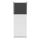 22.4 Gallon External Overflow Rimless Nano Tank w/ White Stand (Full Package) - Fiji Cube