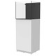22.4 Gallon External Overflow Rimless Nano Tank w/ White Stand (Full Package) - Fiji Cube