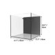 22.4 Gallon External Overflow Rimless Nano Tank w/ White Stand (Full Package) - Fiji Cube