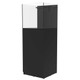 22.4 Gallon External Overflow Rimless Nano Tank w/ Black Stand (Full Package) - Fiji Cube