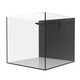22.4 Gallon External Overflow Rimless Nano Tank w/ Black Stand (Full Package) - Fiji Cube