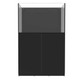 81 Gallon External Overflow Rimless Tank w/ Black Stand (Full Package) - Fiji Cube