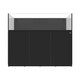 95 Gallon External Overflow Rimless Tank w/ Black Stand (Full Package) - Fiji Cube