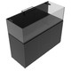 95 Gallon External Overflow Rimless Tank w/ Black Stand (Full Package) - Fiji Cube