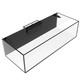 95 Gallon External Overflow Rimless Tank w/ White Stand (Full Package) - Fiji Cube