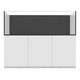 171 Gallon External Overflow Rimless Tank w/ White Stand (Full Package) - Fiji Cube